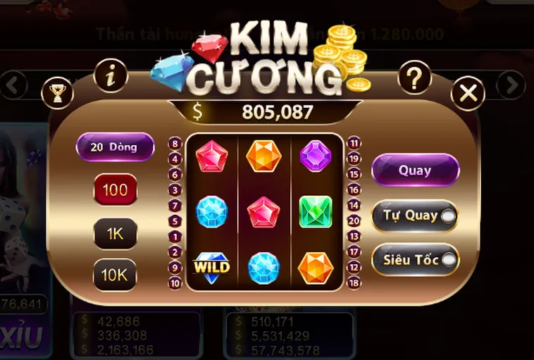 Khám Phá Trò Chơi Nổ Hũ Kim Cương Tại 999Bet Cực Hấp Dẫn
